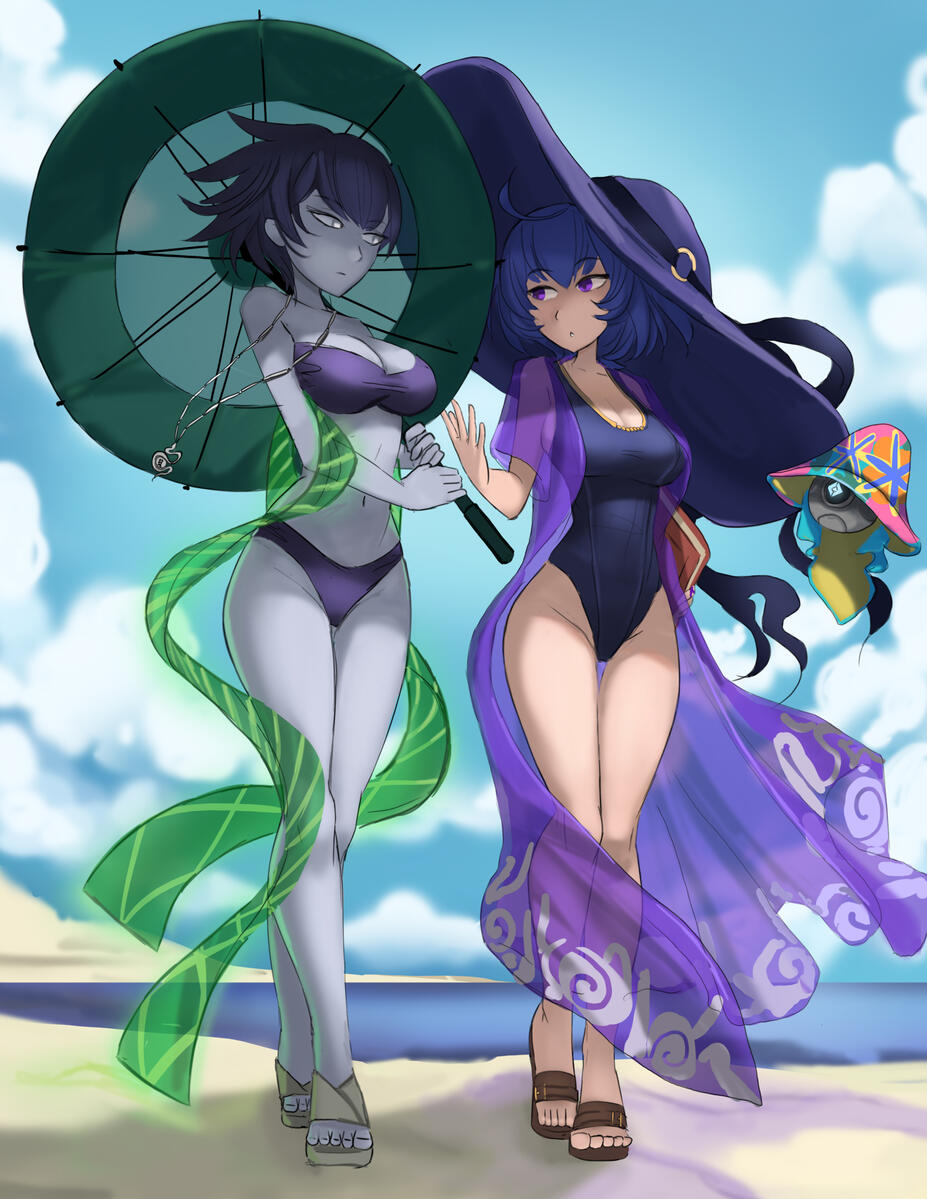 ឵឵Here she is hanging out with her variant from Destiny (+ her Ghost)!