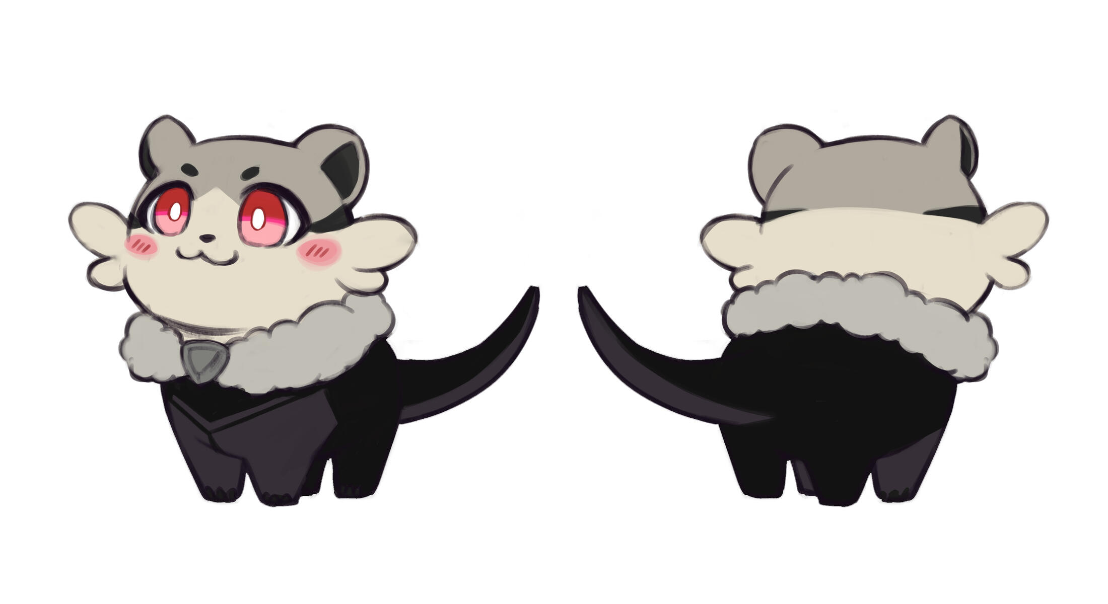 Of course she has her own Chimera. Meet Nightshade!