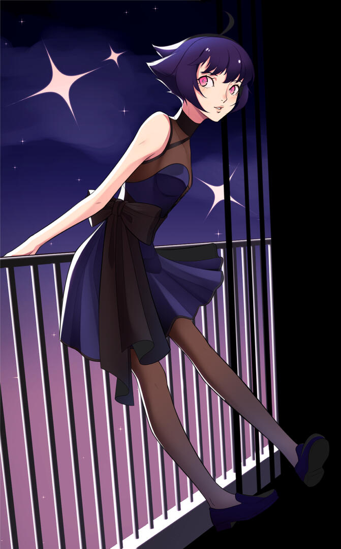 Dress Alt - An older dress she has.