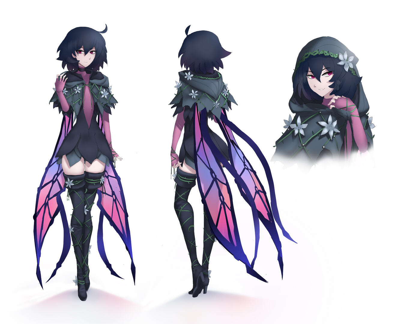 Resplendent - Similarly to Dyna, her clothes change to resemble the Dökkálfr in the dark.