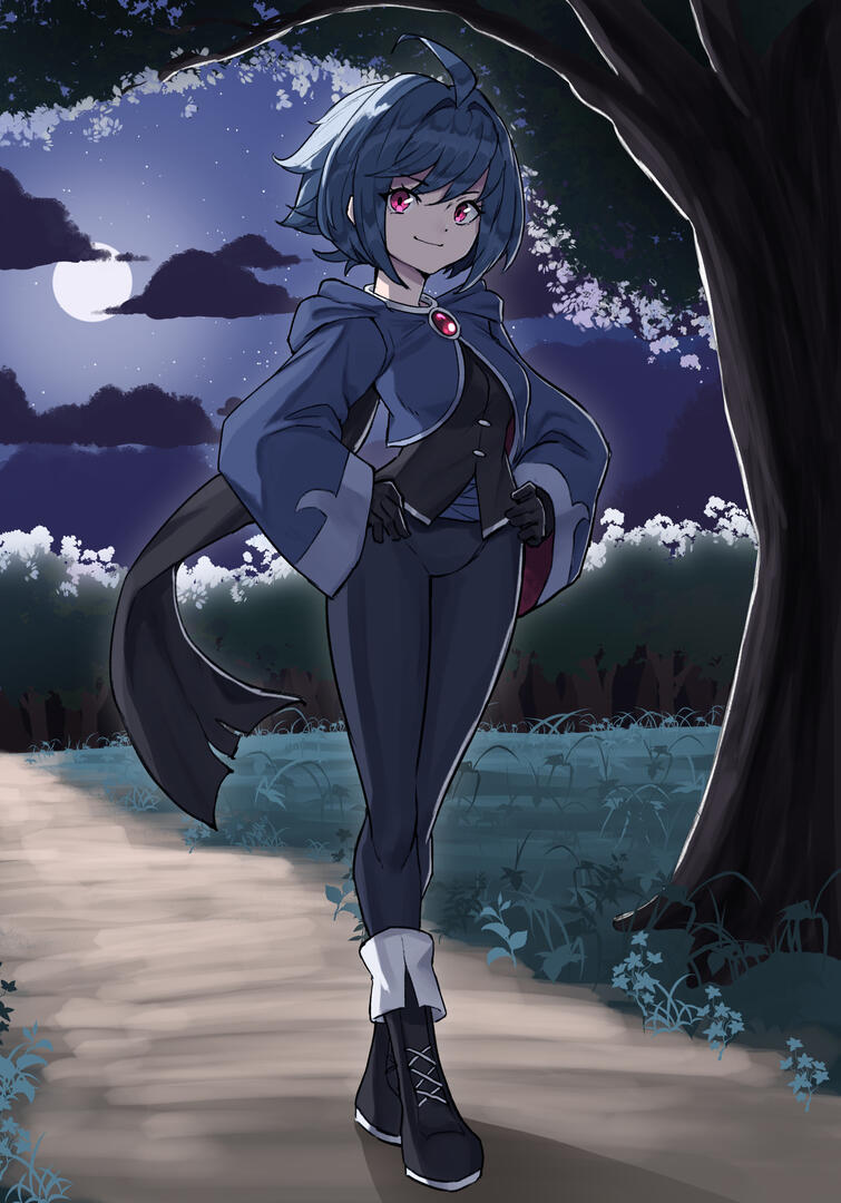 Her second outfit shed the robes for something more lightweight. This one was dubbed "Venture."