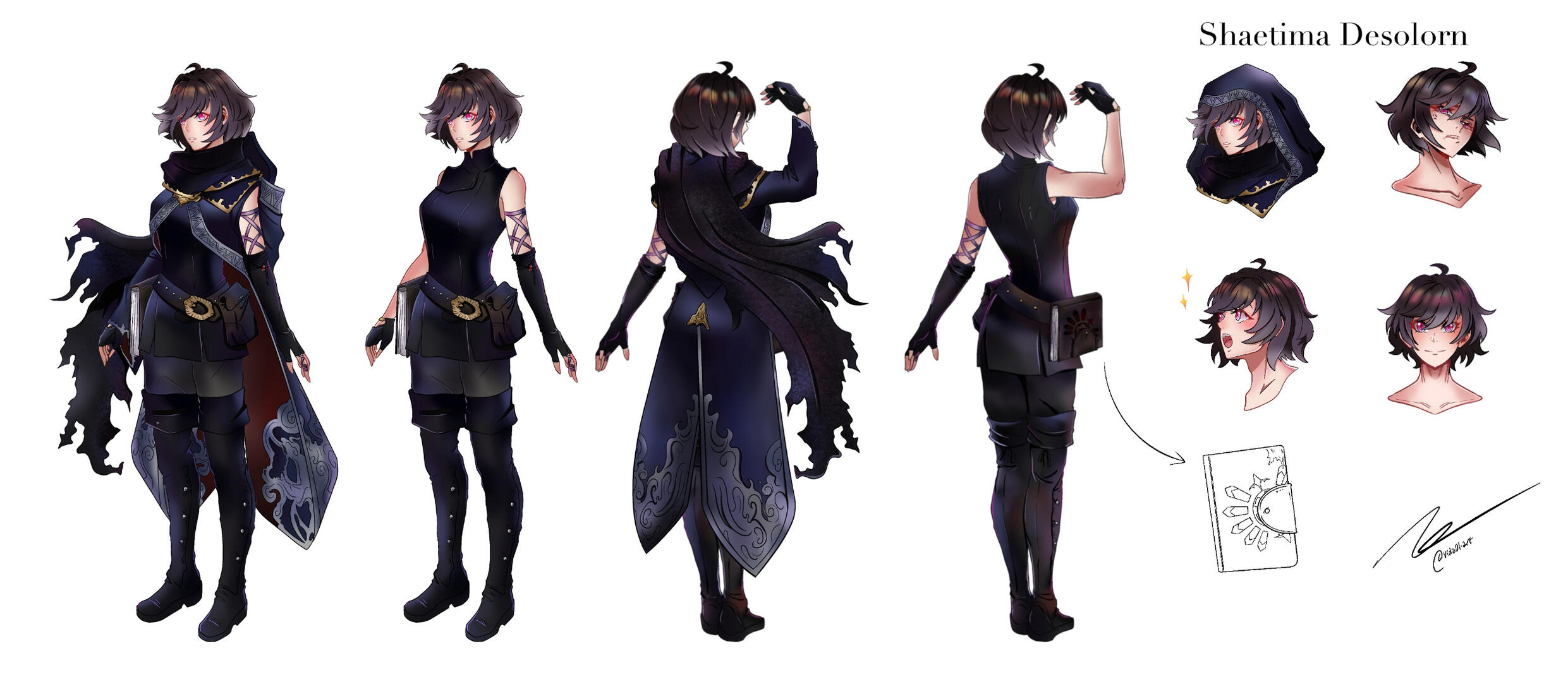 Her third outfit is an evolution of the previous, with more emphasis on style. It was dubbed "Renegade."