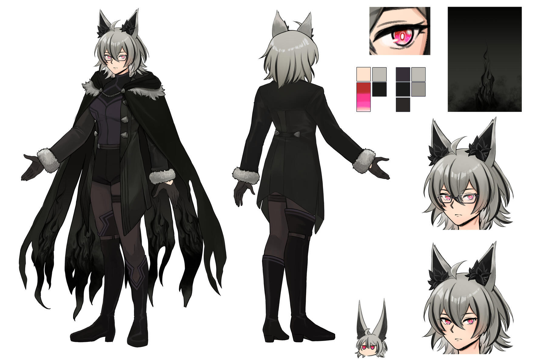Shaetima is 5'6"... Ears included. Without? She's... 4'10".